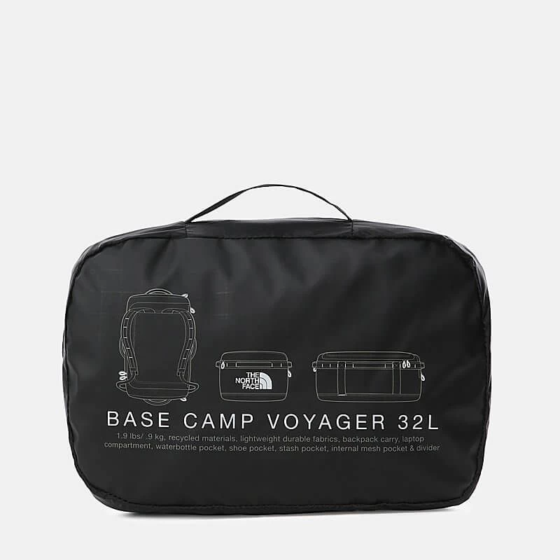 The North Face Sac De Voyage Base Camp Voyager Duffel 32L Noir Et Blanc 9 The North Face Sac De Voyage Base Camp Voyager Duffel 32L Noir Et Blanc – Image 7