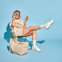 Sac Shopping Claude 40cm Jute