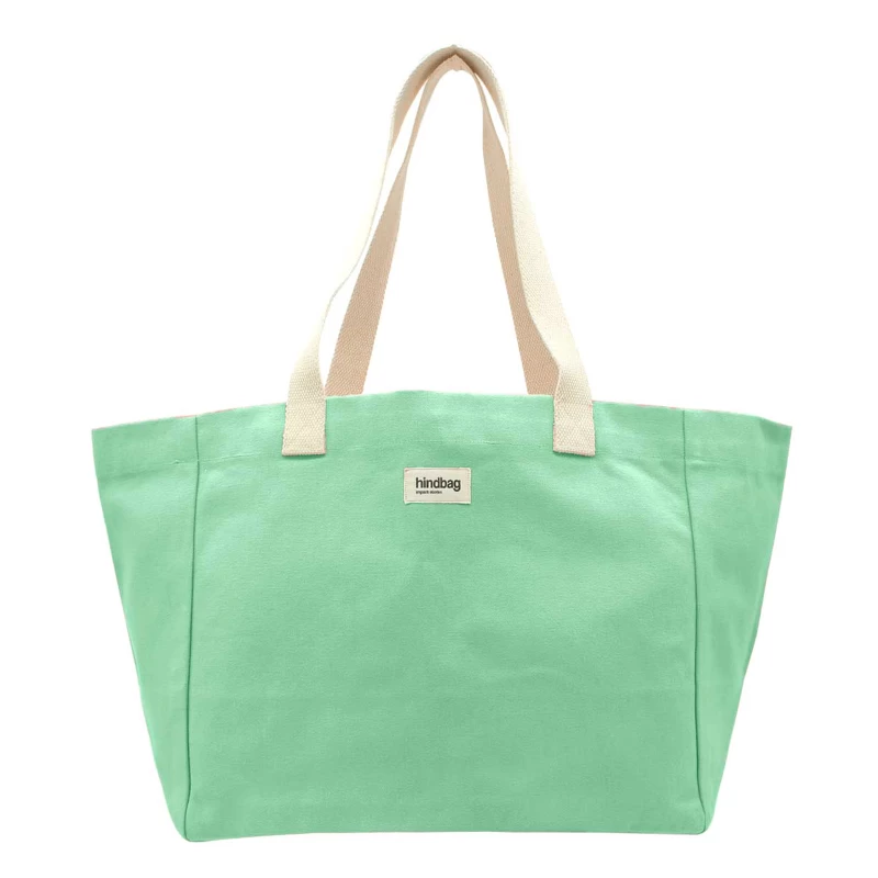 Sac Shopping Claude 40cm Menthe Glacée 3 Sac Shopping Claude 40cm Menthe Glacée