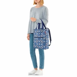 Reisenthel Sac Shopping Mini Maxi 2 En 1 19 Litres Floral 1 8 Reisenthel Sac Shopping Mini Maxi 2 En 1 19 Litres Floral 1 -Delsey Paris Magasin sac shopping mini maxi 2 en 1 19 litres floral 1 2
