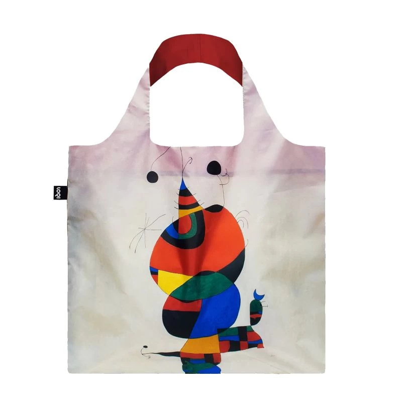 Sac Shopping Pliable Avec Pochette Zip 50cm Woman, Bird And Star From Joan Miro 5 Sac Shopping Pliable Avec Pochette Zip 50cm Woman, Bird And Star From Joan Miro – Image 3
