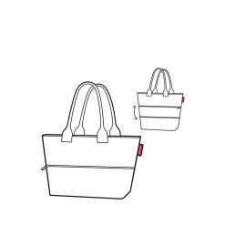 Reisenthel Sac Shopping Shopper E1 Extensible 50 Cm Black 9 Reisenthel Sac Shopping Shopper E1 Extensible 50 Cm Black -Delsey Paris Magasin sac shopping shopper e1 50 cm black 3