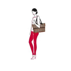 Reisenthel Sac Shopping Shopper E1 Extensible 50 Cm Glencheck Red -Delsey Paris Magasin sac shopping shopper e1 extensible 50 cm glencheck red 2