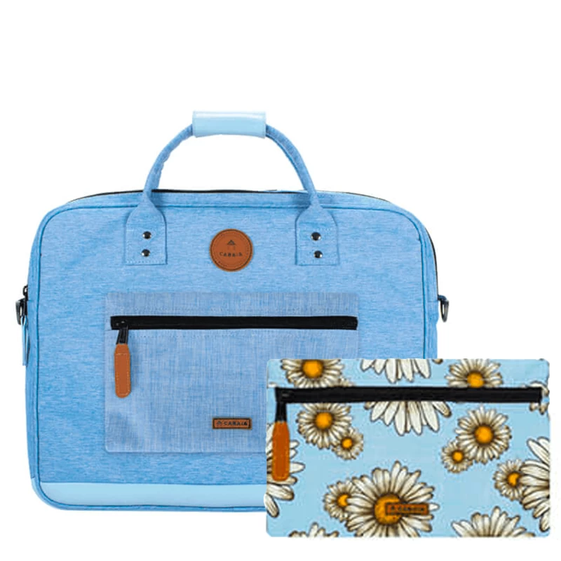 Cabaïa Sacoche Ordinateur 15 Pouces Ajaccio Bleu Clair 3 Cabaïa Sacoche Ordinateur 15 Pouces Ajaccio Bleu Clair