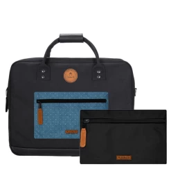 Cabaïa Sacoche Ordinateur 15 Pouces Berlin Noir