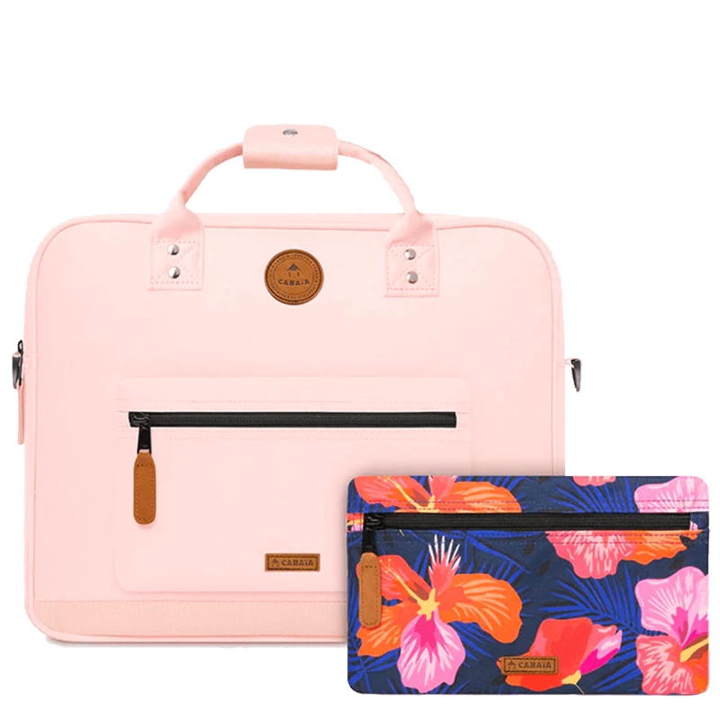 Cabaïa Sacoche Ordinateur 15 Pouces Hanoi Rose 3 Cabaïa Sacoche Ordinateur 15 Pouces Hanoi Rose