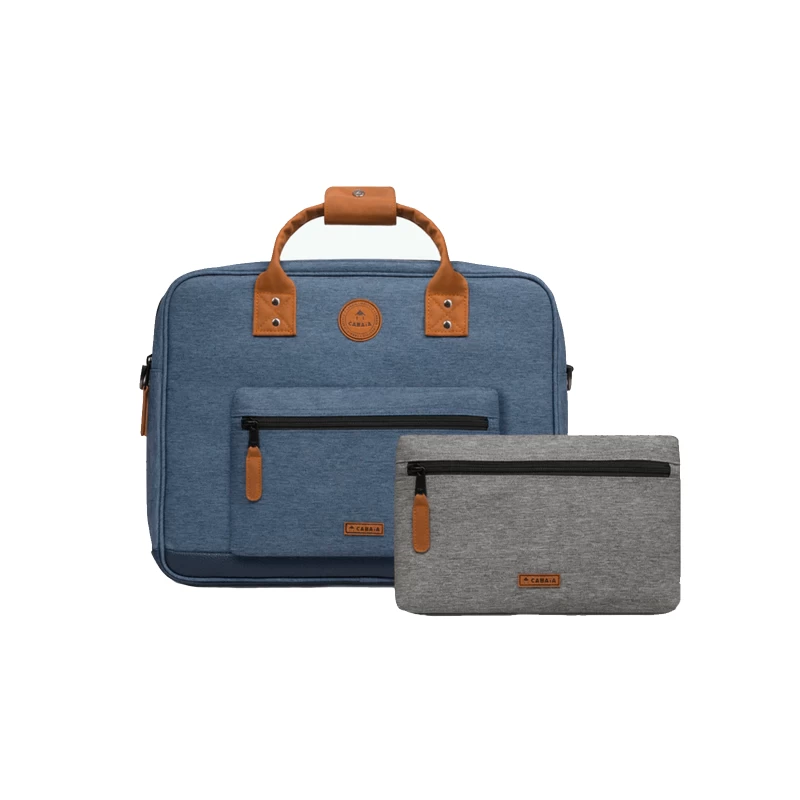 Cabaïa Sacoche Ordinateur 15 Pouces Paris Bleu Jean 4 Cabaïa Sacoche Ordinateur 15 Pouces Paris Bleu Jean – Image 2