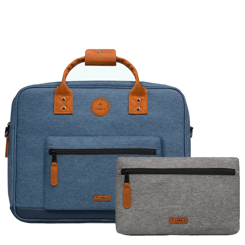 Cabaïa Sacoche Ordinateur 15 Pouces Paris Bleu Jean 3 Cabaïa Sacoche Ordinateur 15 Pouces Paris Bleu Jean