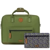 Cabaïa Sacoche Ordinateur 15 Pouces Séoul Vert 2 Cabaïa Sacoche Ordinateur 15 Pouces Séoul Vert -Delsey Paris Magasin sacoche ordinateur 15 pouces seoul vert