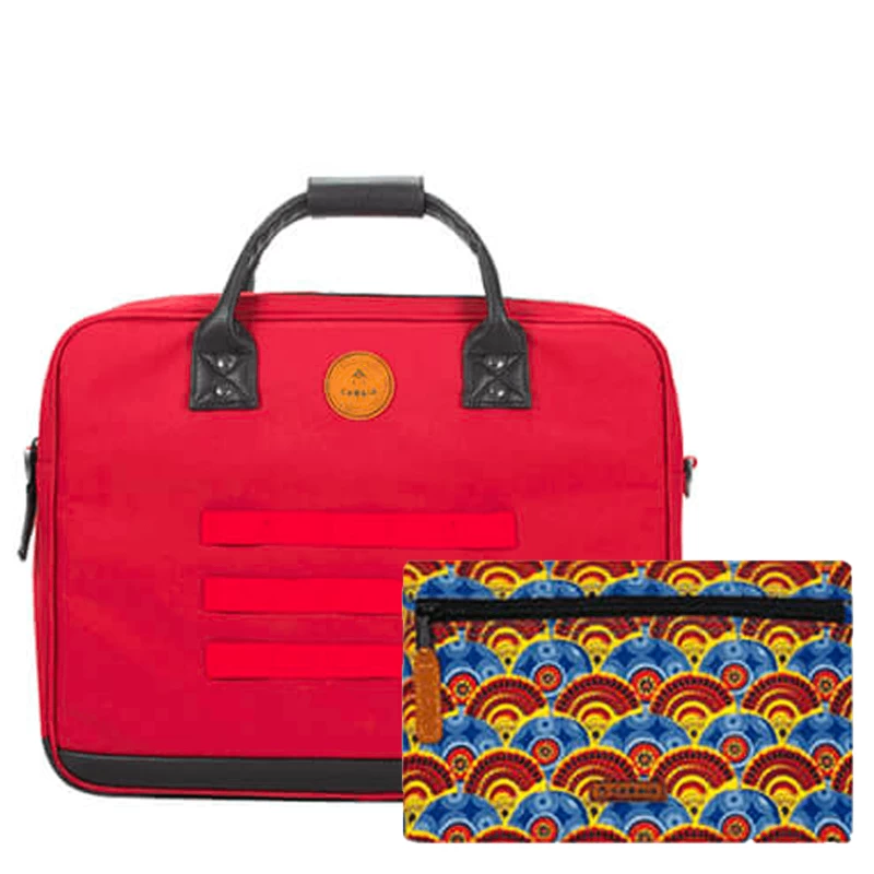 Cabaïa Sacoche Ordinateur 15 Pouces Shangai Rouge 3 Cabaïa Sacoche Ordinateur 15 Pouces Shangai Rouge