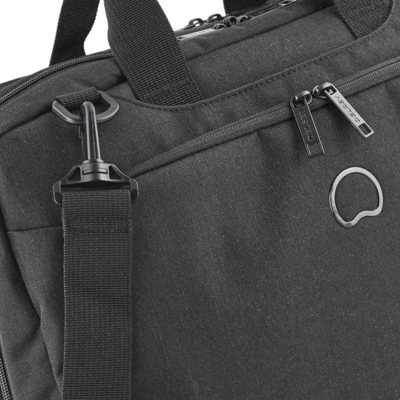 Delsey Paris Sacoche Ordinateur Esplanade 2 Compartiments 15.6 Pouces 41 Cm Noir Profond 7 Delsey Paris Sacoche Ordinateur Esplanade 2 Compartiments 15.6 Pouces 41 Cm Noir Profond – Image 5