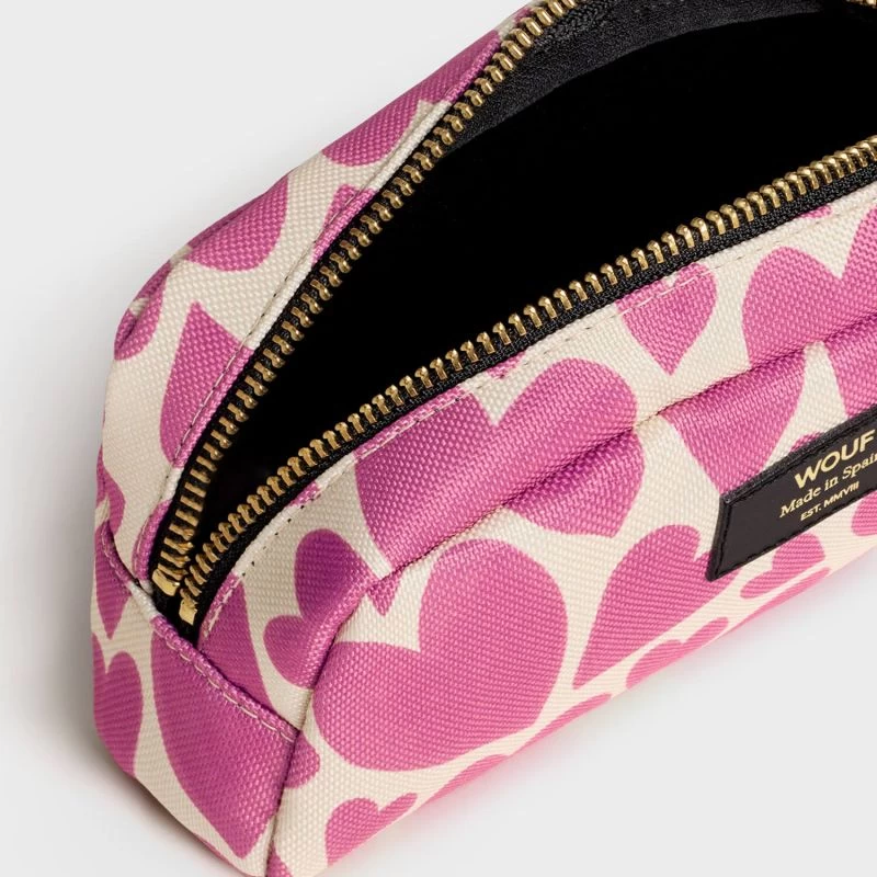 Wouf Trousse De Toilette 19 Cm Pink Love 4 Wouf Trousse De Toilette 19 Cm Pink Love – Image 2