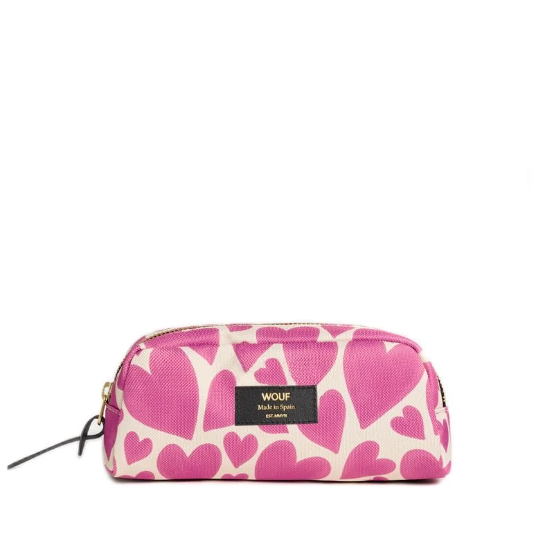 Wouf Trousse De Toilette 19 Cm Pink Love 3 Wouf Trousse De Toilette 19 Cm Pink Love