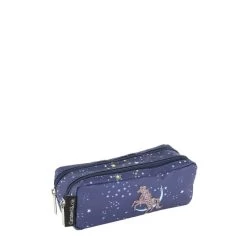 Trousse Double Constellation 22 Cm Bleu Marine