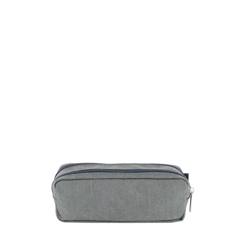 Trousse Double Eclair 22 Cm Gris 4 Trousse Double Eclair 22 Cm Gris – Image 2