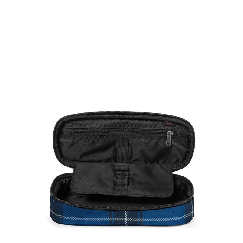 Eastpak Trousse Oval 22 Cm Checked Blue 4 Eastpak Trousse Oval 22 Cm Checked Blue – Image 2