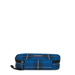 Eastpak Trousse Oval 22 Cm Checked Blue 7 Eastpak Trousse Oval 22 Cm Checked Blue -Delsey Paris Magasin trousse oval 22 cm checked blue 2