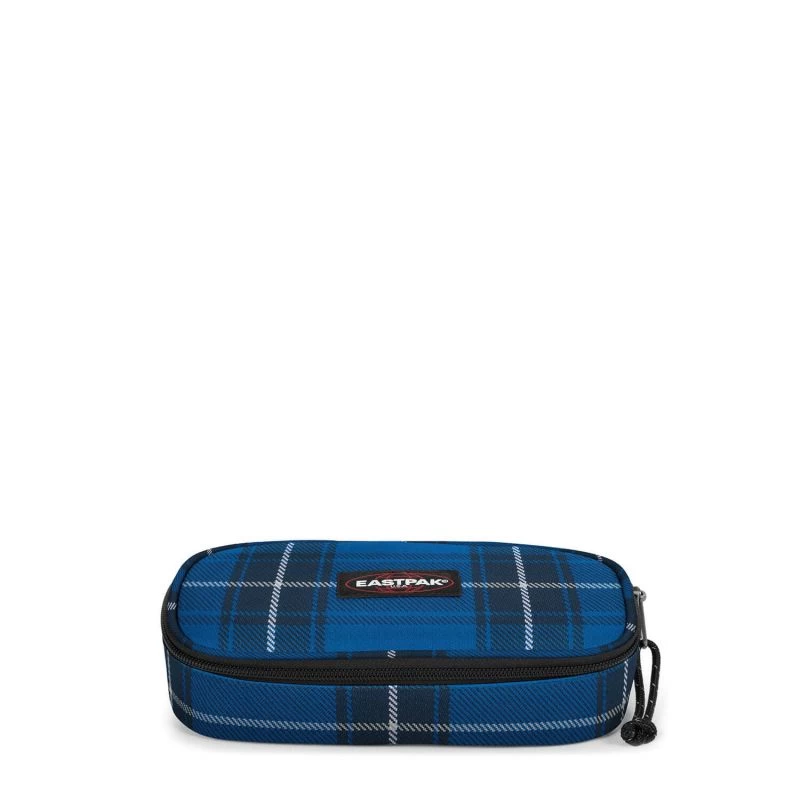 Eastpak Trousse Oval 22 Cm Checked Blue 3 Eastpak Trousse Oval 22 Cm Checked Blue
