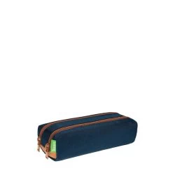 Trousse Scolaire Double Camille 23cm Marine