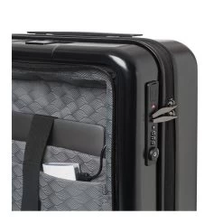 Valise Cabine Rigide Avec Port USB Intégré Taza 56 Cm Black -Delsey Paris Magasin valise cabine connectee rigide taza 50 cm black 3