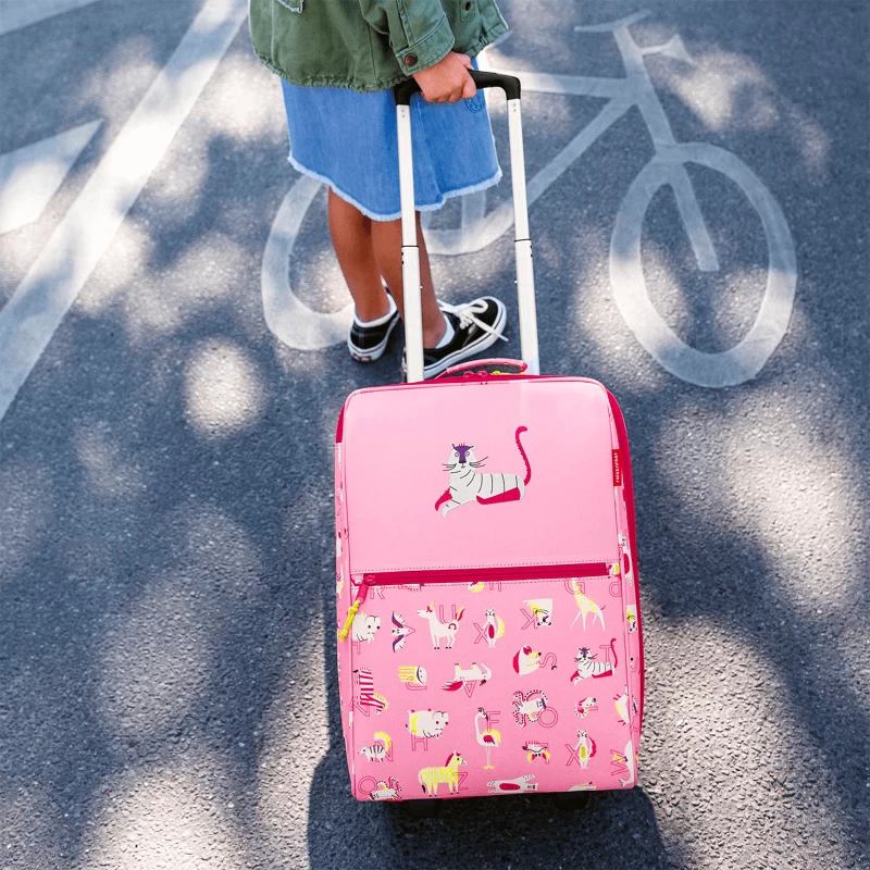 Reisenthel Valise Cabine Hybride Trolley XS Kids 43 Cm ABC Friends Pink 4 Reisenthel Valise Cabine Hybride Trolley XS Kids 43 Cm ABC Friends Pink – Image 2