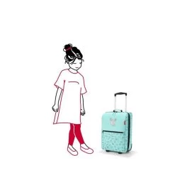 Reisenthel Valise Cabine Hybride Trolley XS Kids 43 Cm Cats And Dogs Mint -Delsey Paris Magasin valise cabine hybride trolley xs kids 43 cm cats and dogs mint 3