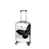 Valise Cabine Rigide 26820B 55 Cm Papillon Blanc 2 Valise Cabine Rigide 26820B 55 Cm Papillon Blanc -Delsey Paris Magasin valise cabine rigide 26820b 55 cm papillon blanc