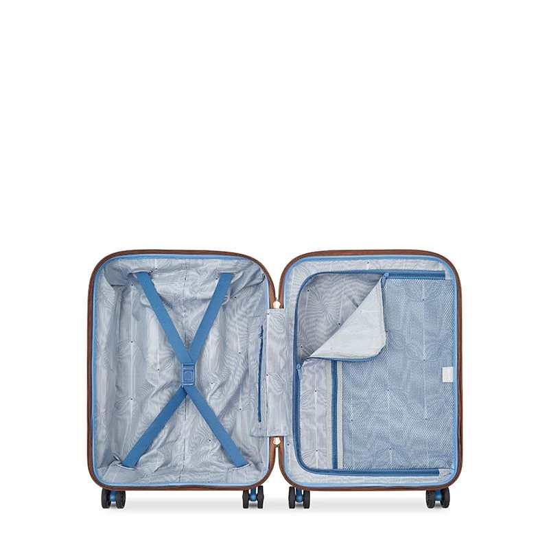 Delsey Paris Valise Cabine Rigide 55cm Freestyle Slim Bleu 4 Delsey Paris Valise Cabine Rigide 55cm Freestyle Slim Bleu – Image 2