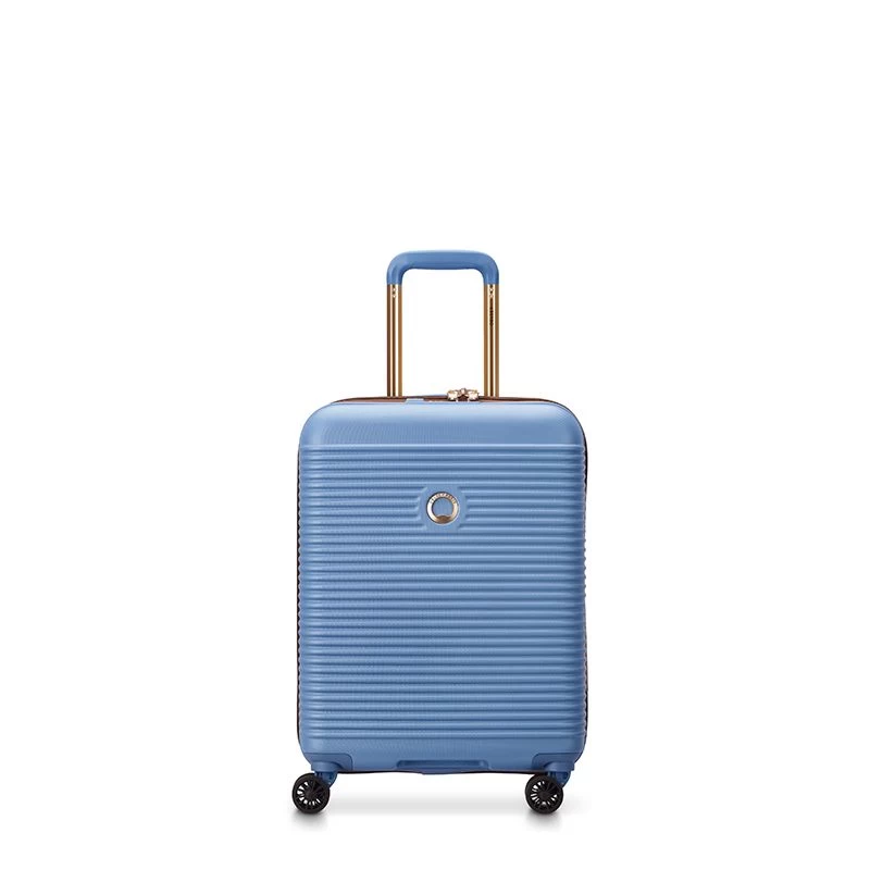 Delsey Paris Valise Cabine Rigide 55cm Freestyle Slim Bleu 3 Delsey Paris Valise Cabine Rigide 55cm Freestyle Slim Bleu