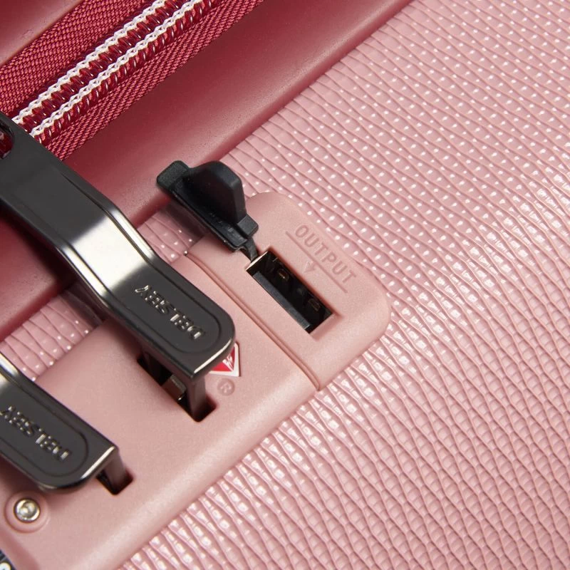 Delsey Paris Valise Cabine Rigide Châtelet Air 2.0 Slim Port USB 55 Cm Rose 8 Delsey Paris Valise Cabine Rigide Châtelet Air 2.0 Slim Port USB 55 Cm Rose – Image 6