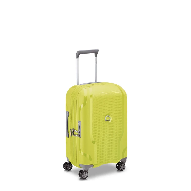 Delsey Paris Valise Cabine Rigide Clavel Extensible 55 Cm Citron 4 Delsey Paris Valise Cabine Rigide Clavel Extensible 55 Cm Citron – Image 2