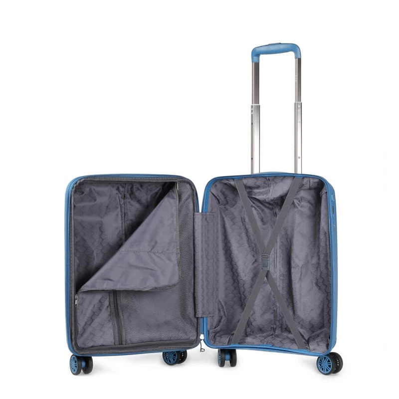 Valise Cabine Rigide Akari Extensible 55cm Bleu 4 Valise Cabine Rigide Akari Extensible 55cm Bleu – Image 2