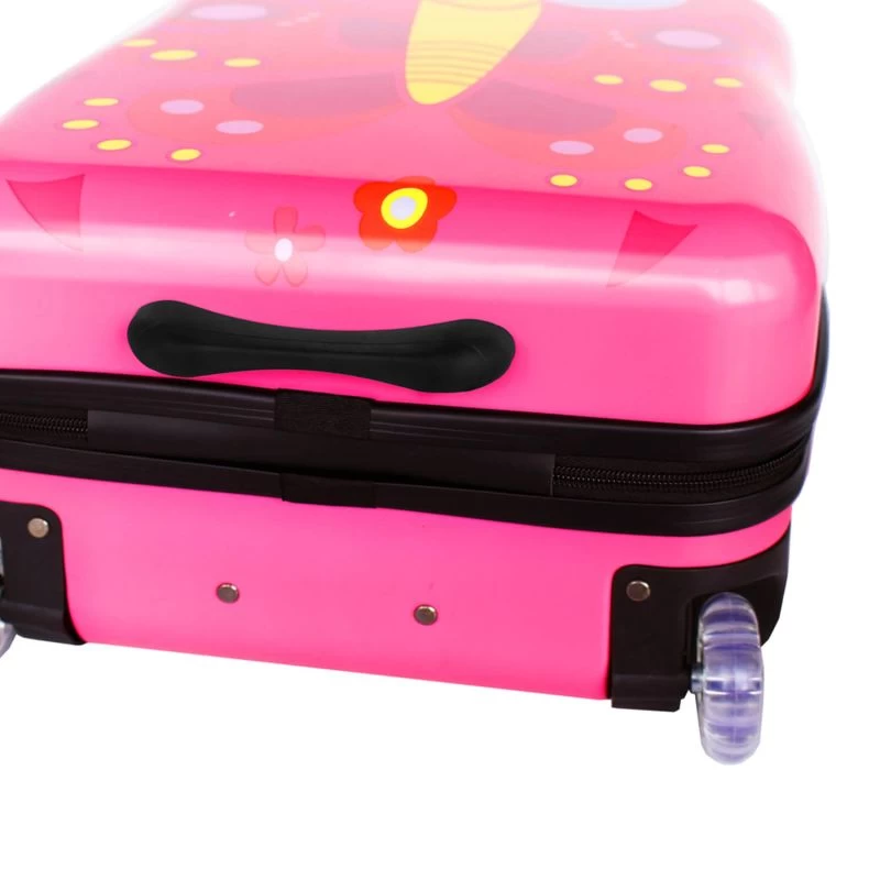 Valise Cabine Rigide Kid Papillon 50 Cm Rose 5 Valise Cabine Rigide Kid Papillon 50 Cm Rose – Image 3
