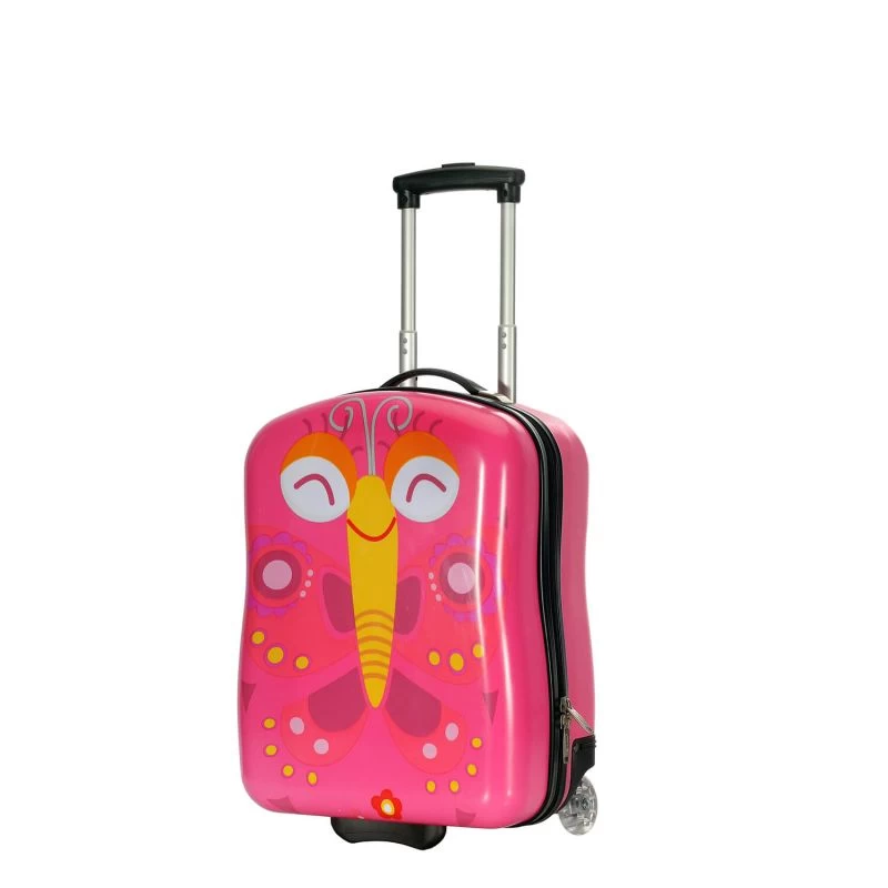 Valise Cabine Rigide Kid Papillon 50 Cm Rose 3 Valise Cabine Rigide Kid Papillon 50 Cm Rose