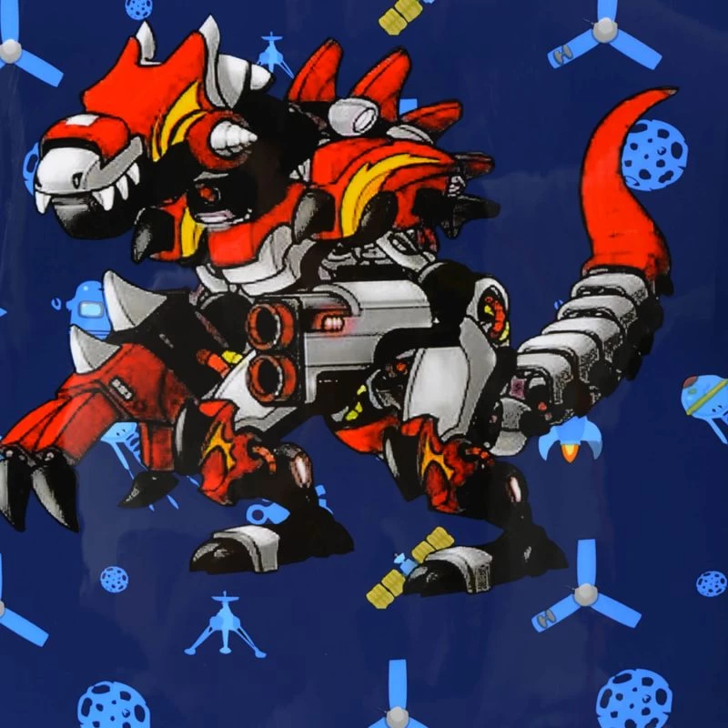 Valise Cabine Rigide Kid Robot Dino 48 Cm Bleu 8 Valise Cabine Rigide Kid Robot Dino 48 Cm Bleu – Image 6