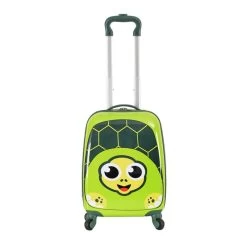 Valise Cabine Rigide Kid Turtle 48 Cm Vert