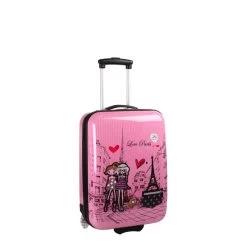 Valise Cabine Rigide Kids 2 Roues 48 Cm Love Paris