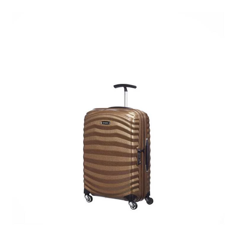Samsonite Valise Cabine Rigide Lite-Shock 55 Cm Marron 3 Samsonite Valise Cabine Rigide Lite-Shock 55 Cm Marron