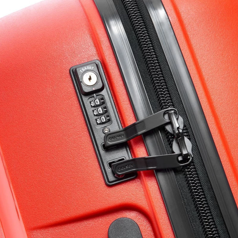 Delsey Paris Valise Cabine Rigide Slim Belmont Plus 55 Cm Rouge 7 Delsey Paris Valise Cabine Rigide Slim Belmont Plus 55 Cm Rouge – Image 5