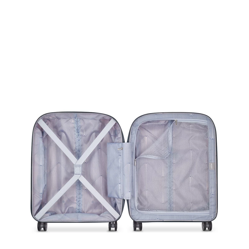 Delsey Paris Valise Cabine Rigide Slim Clavel 55 Cm Bleu Jeans 5 Delsey Paris Valise Cabine Rigide Slim Clavel 55 Cm Bleu Jeans – Image 3