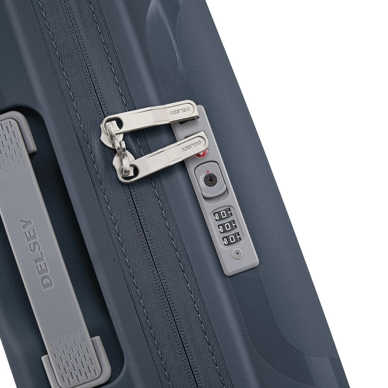 Delsey Paris Valise Cabine Rigide Slim Clavel 55 Cm Bleu Jeans 6 Delsey Paris Valise Cabine Rigide Slim Clavel 55 Cm Bleu Jeans – Image 4