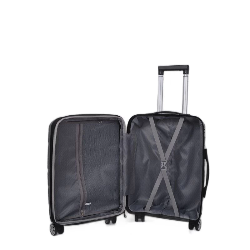 Valise Cabine Rigide Weekend Extensible 56 Cm Noir 4 Valise Cabine Rigide Weekend Extensible 56 Cm Noir – Image 2
