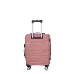 Valise Cabine Rigide Weekend Extensible 56 Cm Rose -Delsey Paris Magasin valise cabine rigide weekend extensible 56 cm rose 3
