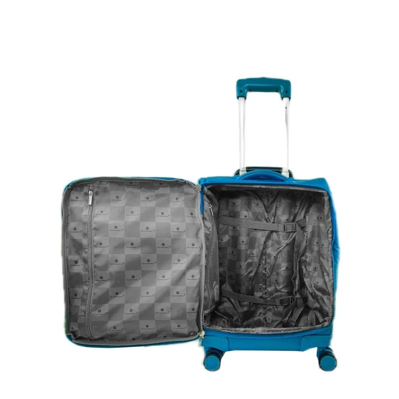 Valise Cabine Souple 28105A 55 Cm Teal Bleu 4 Valise Cabine Souple 28105A 55 Cm Teal Bleu – Image 2