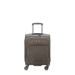 Delsey Paris Valise Cabine Souple Helium DLX Slim 55 Cm Moka