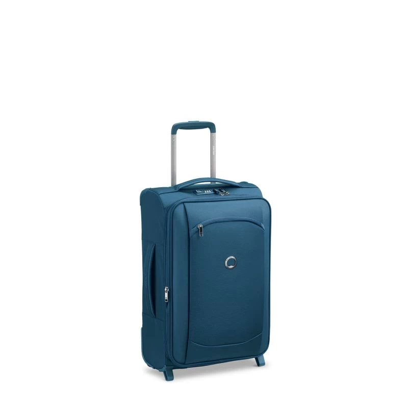 Delsey Paris Valise Cabine Souple Montmartre Air 2.0 Extensible 2 Roues En RPET 55 Cm Bleu 5 Delsey Paris Valise Cabine Souple Montmartre Air 2.0 Extensible 2 Roues En RPET 55 Cm Bleu – Image 3
