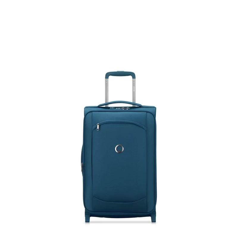 Delsey Paris Valise Cabine Souple Montmartre Air 2.0 Extensible 2 Roues En RPET 55 Cm Bleu 3 Delsey Paris Valise Cabine Souple Montmartre Air 2.0 Extensible 2 Roues En RPET 55 Cm Bleu