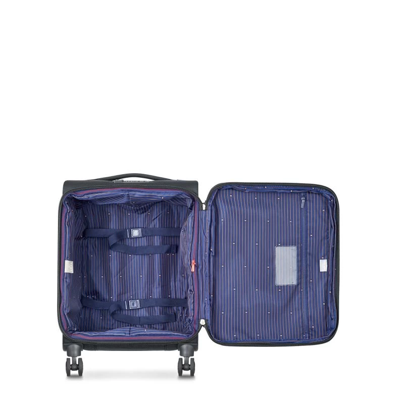 Delsey Paris Valise Cabine Souple Montmartre Air 2.0 Extensible Et Slim En RPET 55 Cm Noir 4 Delsey Paris Valise Cabine Souple Montmartre Air 2.0 Extensible Et Slim En RPET 55 Cm Noir – Image 2