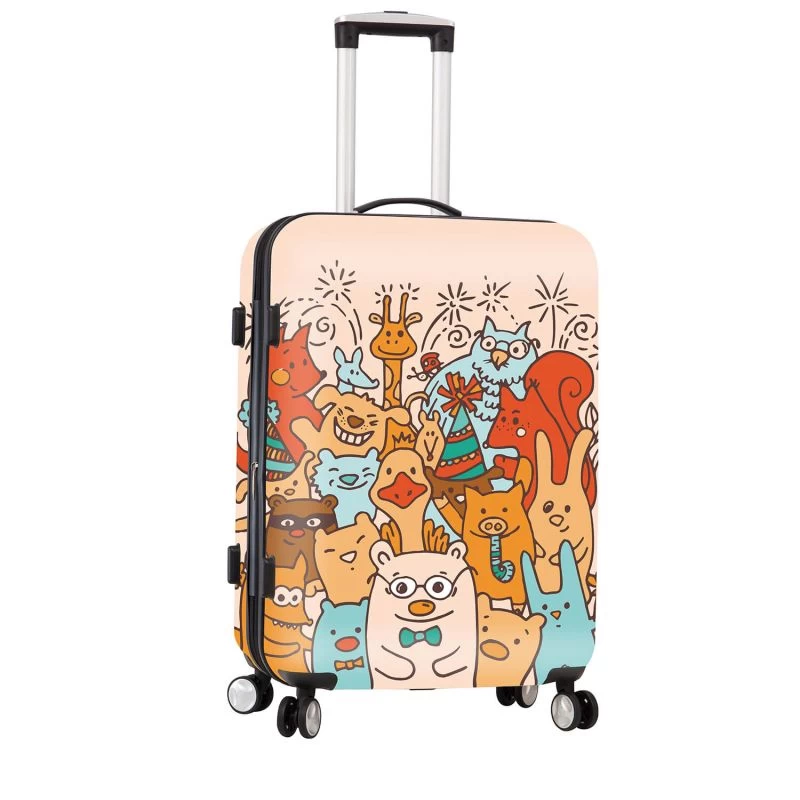 Valise Rigide A85803 Extensible 75 Cm Les Petits Animaux Rose 3 Valise Rigide A85803 Extensible 75 Cm Les Petits Animaux Rose