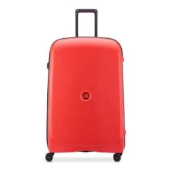 Delsey Paris Valise Rigide Extensible Belmont Plus 82 Cm Rouge Fane